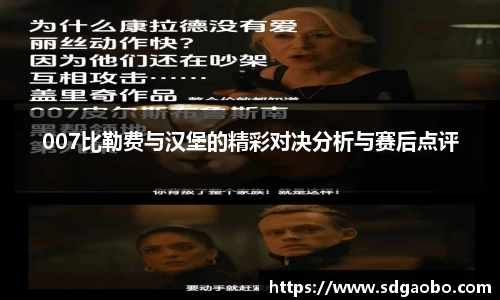 007比勒费与汉堡的精彩对决分析与赛后点评